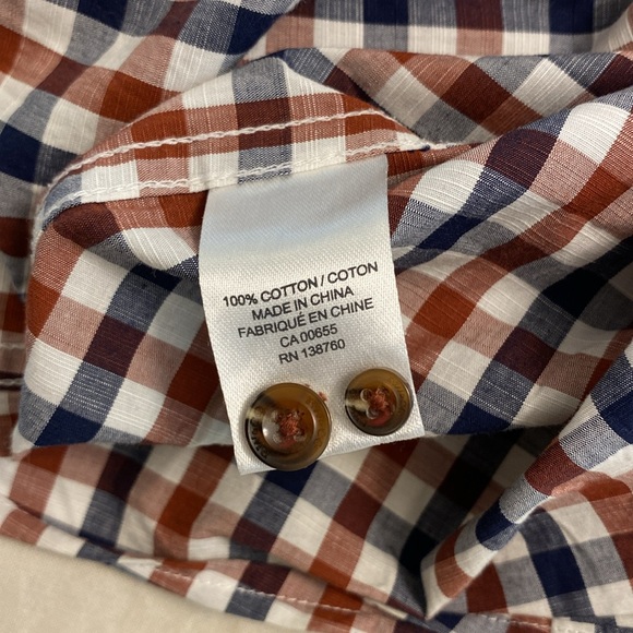 RW&CO. Button down short sleeve shirt XL - Picture 4 of 5